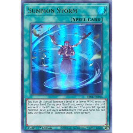 Yu-Gi-Oh TCG BROL-EN015 UR Summon Storm Brothers of Legend