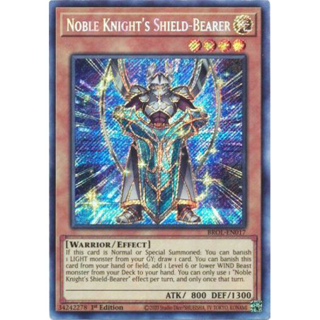 Yu-Gi-Oh TCG BROL-EN017 SE Noble Knight's Shield-Bearer Brothers of Legend