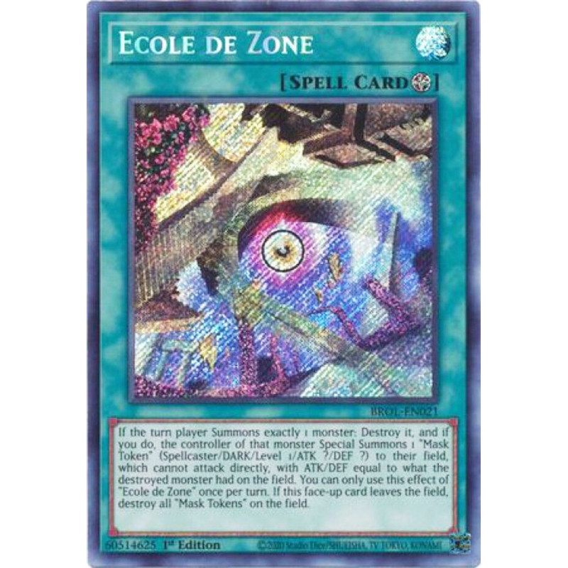 Yu-Gi-Oh TCG BROL-EN021 SE Ecole de Zone Brothers of Legend