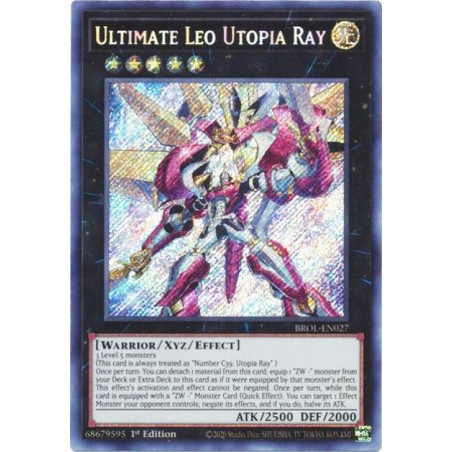 Yu-Gi-Oh TCG BROL-EN027 SE Ultimate Leo Utopia Ray Brothers of Legend
