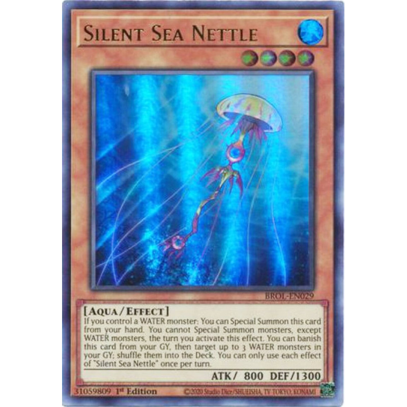 Yu-Gi-Oh TCG BROL-EN029 UR Silent Sea Nettle Brothers of Legend