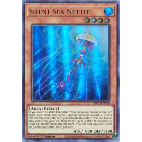 Yu-Gi-Oh TCG BROL-EN029 UR Silent Sea Nettle Brothers of Legend