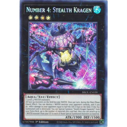 Yu-Gi-Oh TCG BROL-EN030 SE Number 4: Stealth Kragen Brothers of Legend