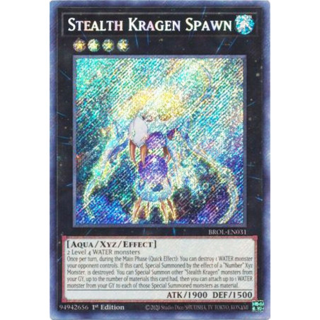 Yu-Gi-Oh TCG BROL-EN031 SE Stealth Kragen Spawn Brothers of Legend