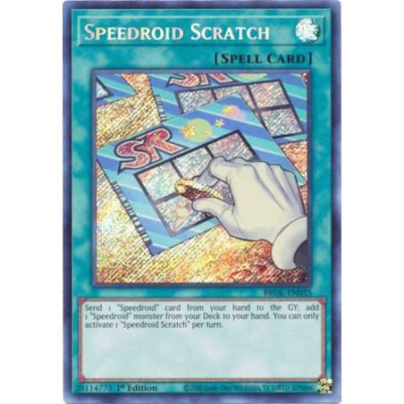 Yu-Gi-Oh TCG BROL-EN035 SE Speedroid Scratch Brothers of Legend