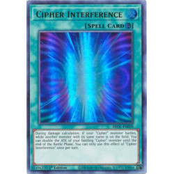 Yu-Gi-Oh TCG BROL-EN039 UR Cipher Interference Brothers of Legend