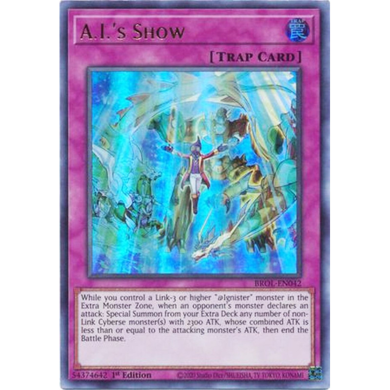 Yu-Gi-Oh TCG BROL-EN042 UR A.I.'s Show Brothers of Legend