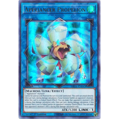 Yu-Gi-Oh TCG BROL-EN043 UR Appliancer Propelion Brothers of Legend