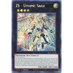 Yu-Gi-Oh TCG BROL-EN058 SE ZS - Utopic Sage Brothers of Legend