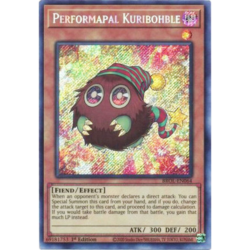 Yu-Gi-Oh TCG BROL-EN064 SE Performapal Kuribohble Brothers of Legend