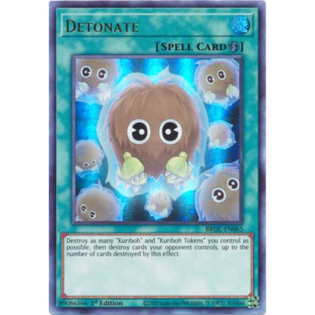 Yu-Gi-Oh TCG BROL-EN065 UR Detonate Brothers of Legend