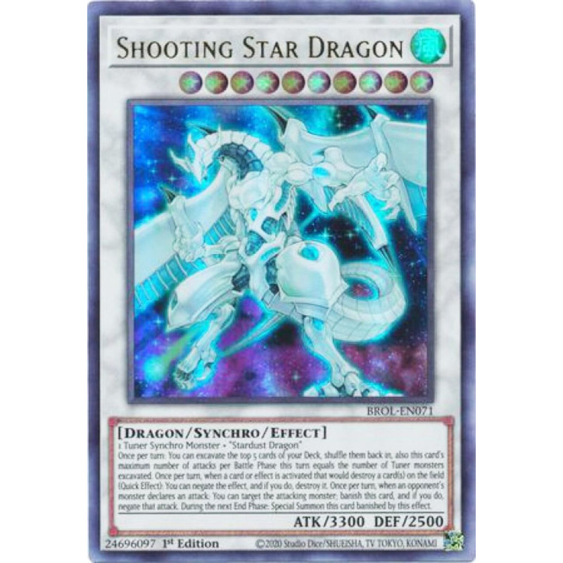 Yu-Gi-Oh TCG BROL-EN071 UR Shooting Star Dragon Brothers of Legend