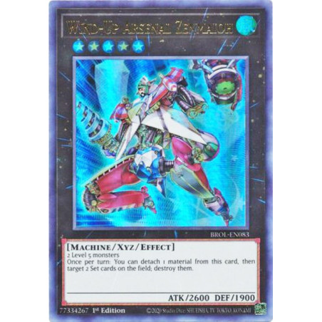 Yu-Gi-Oh TCG BROL-EN083 UR Wind-Up Arsenal Zenmaioh Brothers of Legend