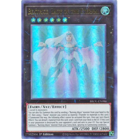 Yu-Gi-Oh TCG BROL-EN086 UR Beatrice, Lady of the Eternal Brothers of Legend