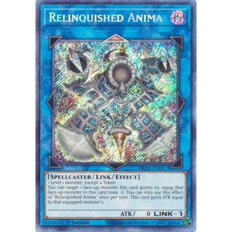 Yu-Gi-Oh TCG BROL-EN087 SE Relinquished Anima Brothers of Legend