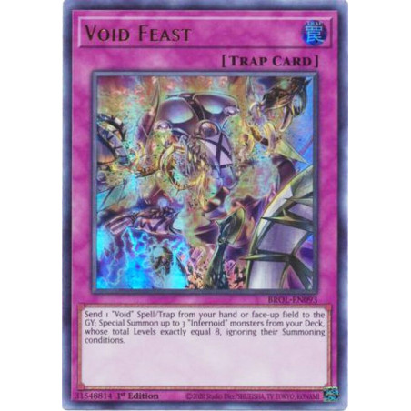 Yu-Gi-Oh TCG BROL-EN093 UR Void Feast Brothers of Legend