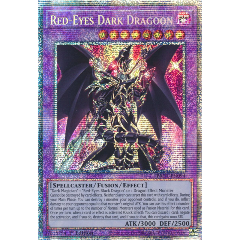 Yu-Gi-Oh TCG BROL-EN094 STAR Red-Eyes Dark Dragoon Brothers of Legend