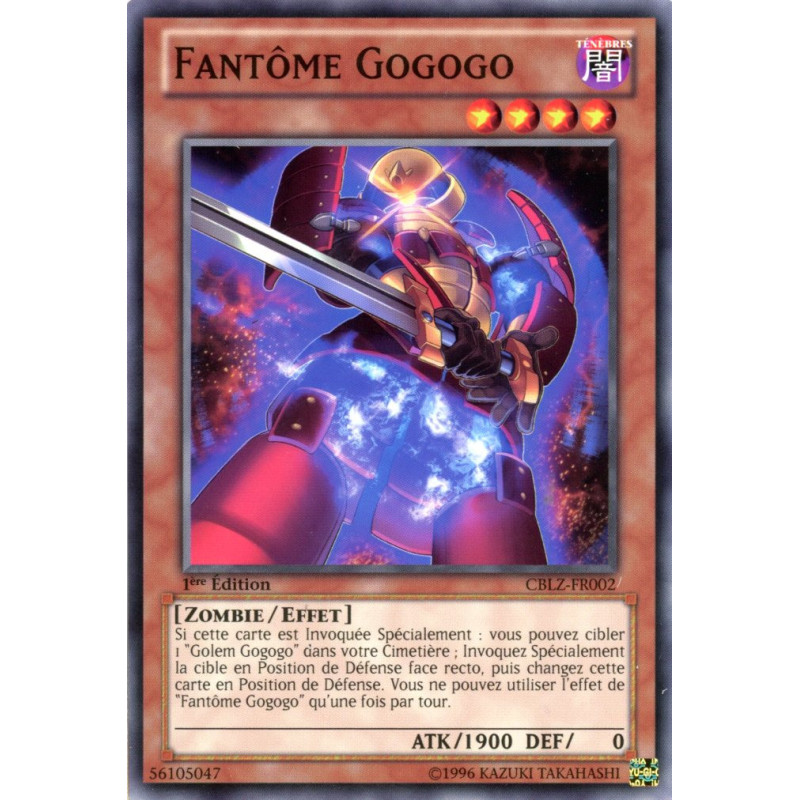 Yu-Gi-Oh TCG CBLZ-FR002 C Fantôme Gogogo Le Feu du Cosmos