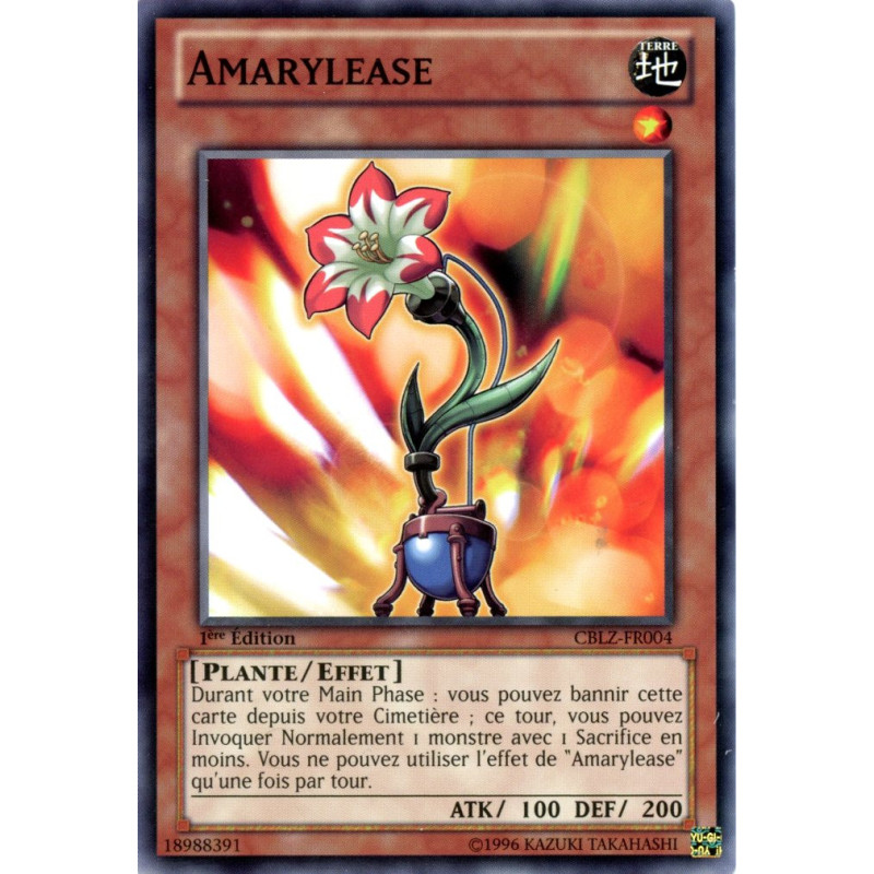 Yu-Gi-Oh TCG CBLZ-FR004 C Amarylease Le Feu du Cosmos