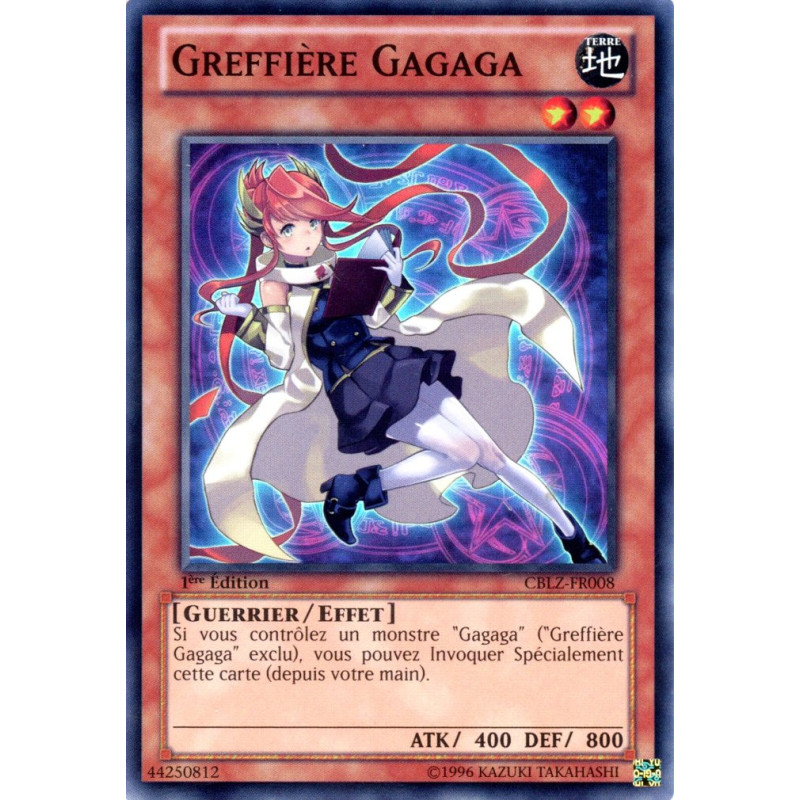 Yu-Gi-Oh TCG CBLZ-FR008 SR Greffière Gagaga Le Feu du Cosmos