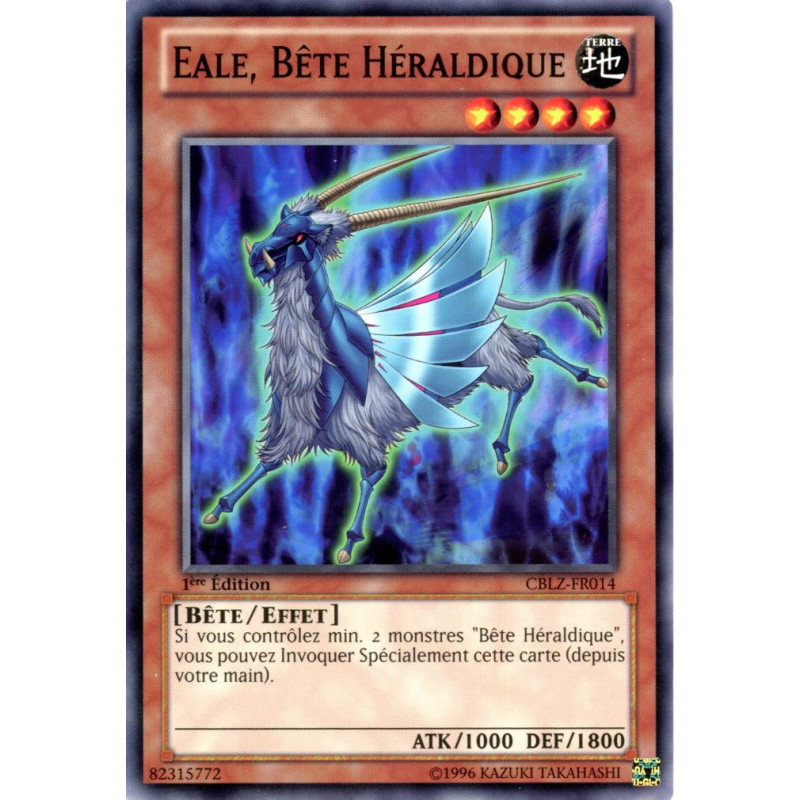 Yu-Gi-Oh TCG CBLZ-FR014 C Eale, Bête Héraldique Le Feu du Cosmos