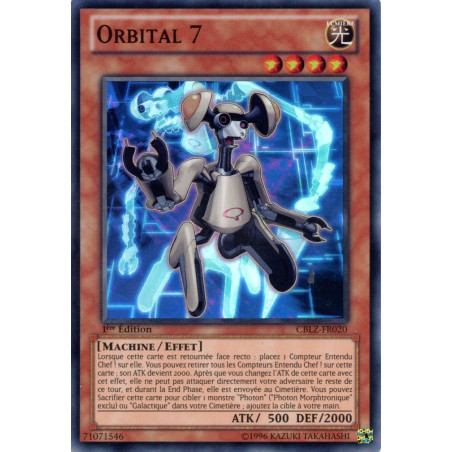 Yu-Gi-Oh TCG CBLZ-FR020 SR Orbital 7 Le Feu du Cosmos