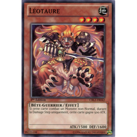 Yu-Gi-Oh TCG CBLZ-FR042 C Léotaure Le Feu du Cosmos