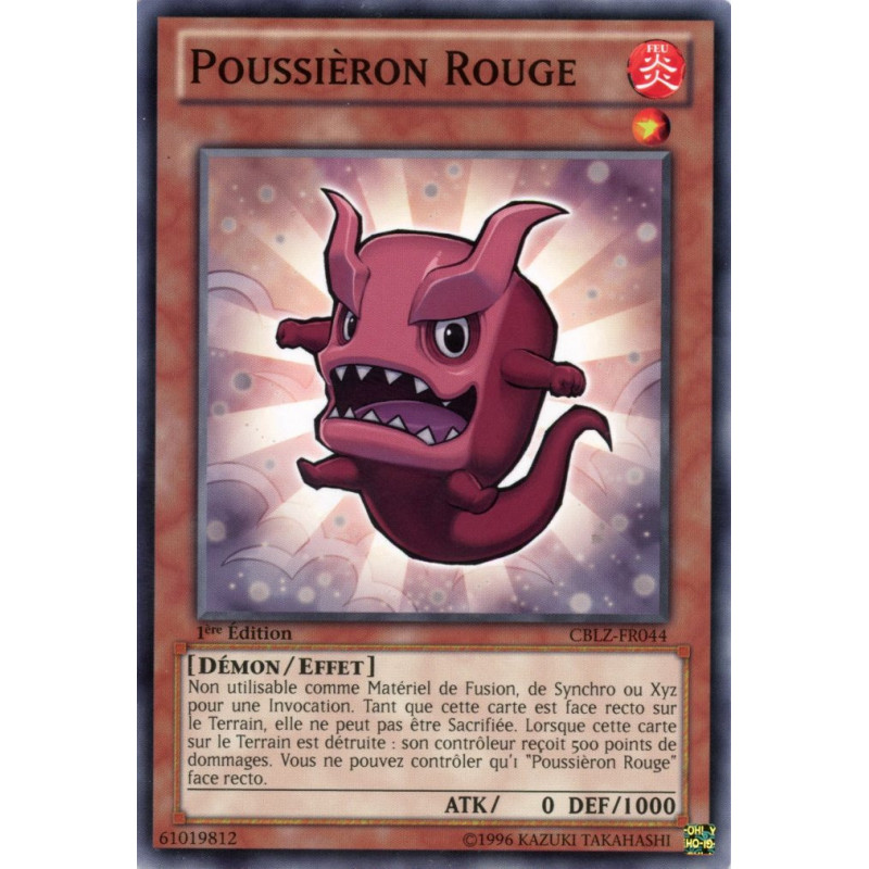 Yu-Gi-Oh TCG CBLZ-FR044 C Poussièron Rouge Le Feu du Cosmos
