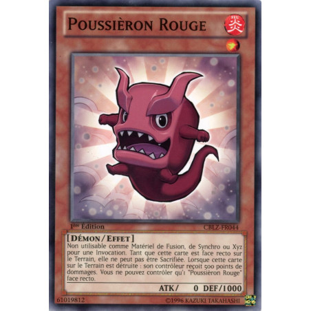 Yu-Gi-Oh TCG CBLZ-FR044 C Poussièron Rouge Le Feu du Cosmos