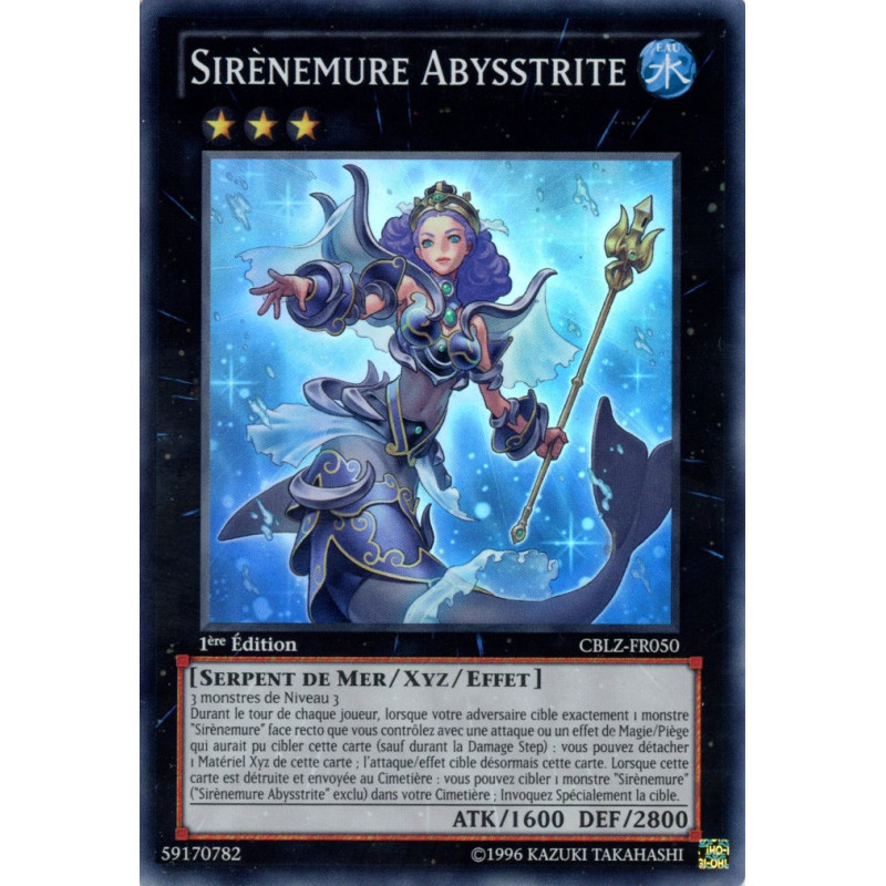 Yu-Gi-Oh TCG CBLZ-FR050 SR Sirènemure Abysstrite Le Feu du Cosmos