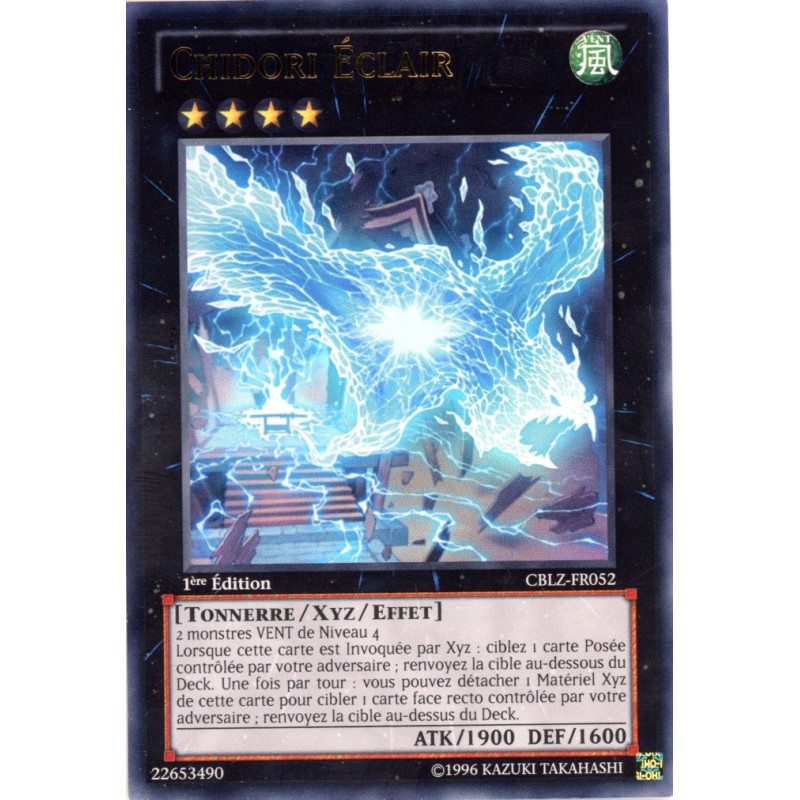 Yu-Gi-Oh TCG CBLZ-FR052 UR Chidori Éclair Le Feu du Cosmos