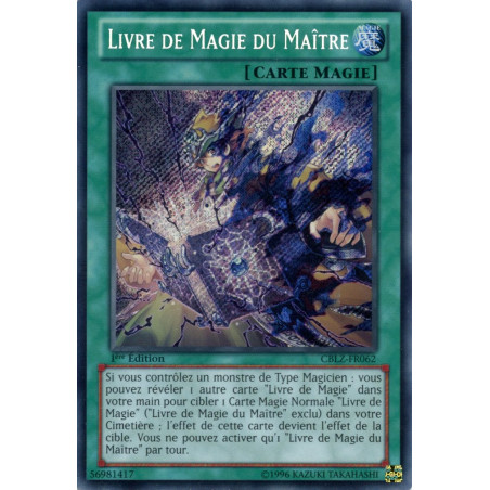 Yu-Gi-Oh TCG CBLZ-FR062 SE Livre de Magie du Maître Le Feu du Cosmos
