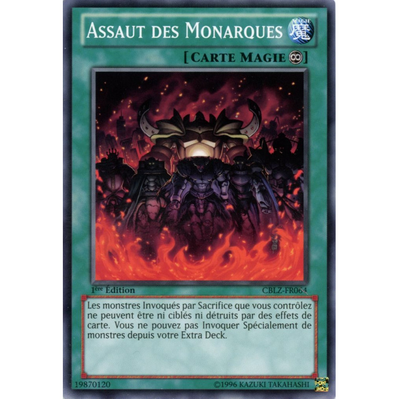 Yu-Gi-Oh TCG CBLZ-FR064 C Assaut des Monarques Le Feu du Cosmos
