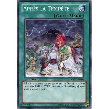 Yu-Gi-Oh TCG CBLZ-FR066 C Après la Tempête Le Feu du Cosmos