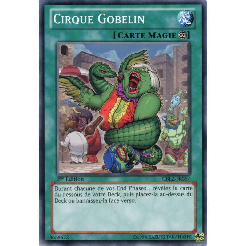 Yu-Gi-Oh TCG CBLZ-FR067 C Cirque Gobelin Le Feu du Cosmos