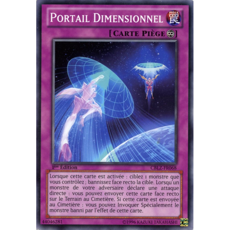 Yu-Gi-Oh TCG CBLZ-FR068 C Portail Dimensionnel Le Feu du Cosmos