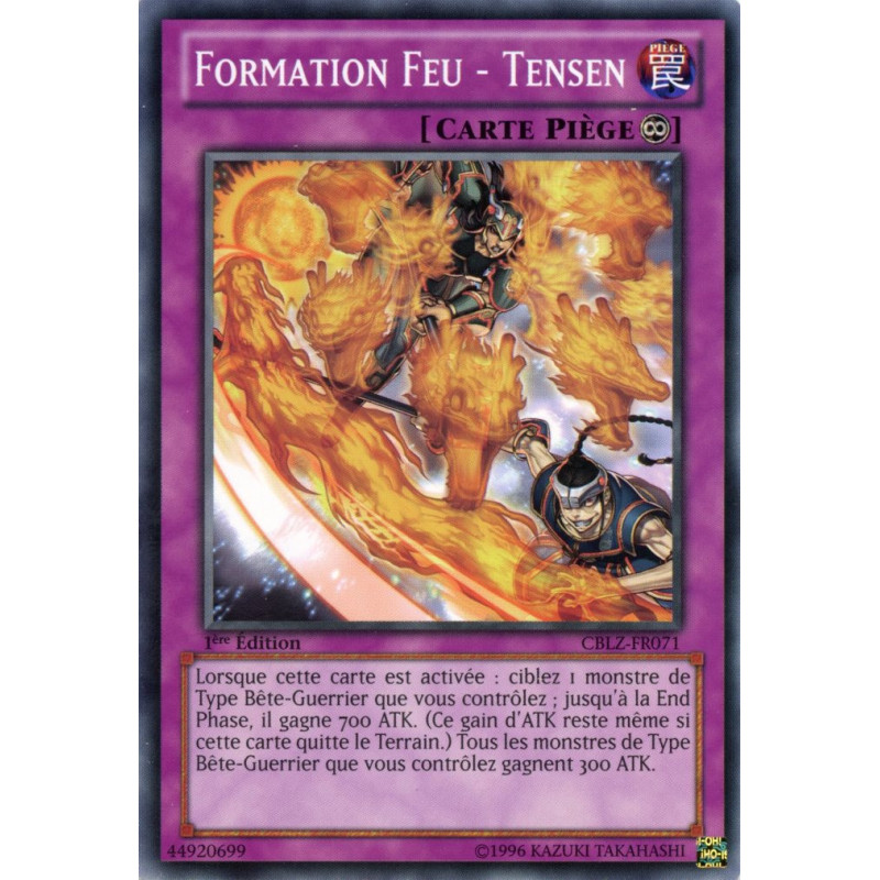 Yu-Gi-Oh TCG CBLZ-FR071 C Formation Feu - Tensen Le Feu du Cosmos