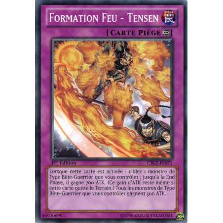 Yu-Gi-Oh TCG CBLZ-FR071 C Formation Feu - Tensen Le Feu du Cosmos
