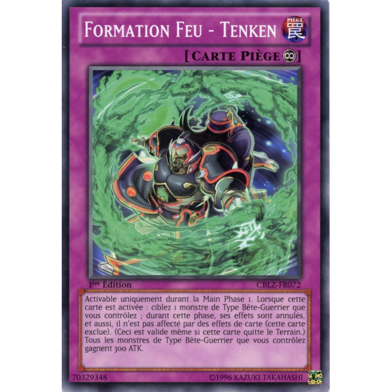 Yu-Gi-Oh TCG CBLZ-FR072 C Formation Feu - Tenken Le Feu du Cosmos