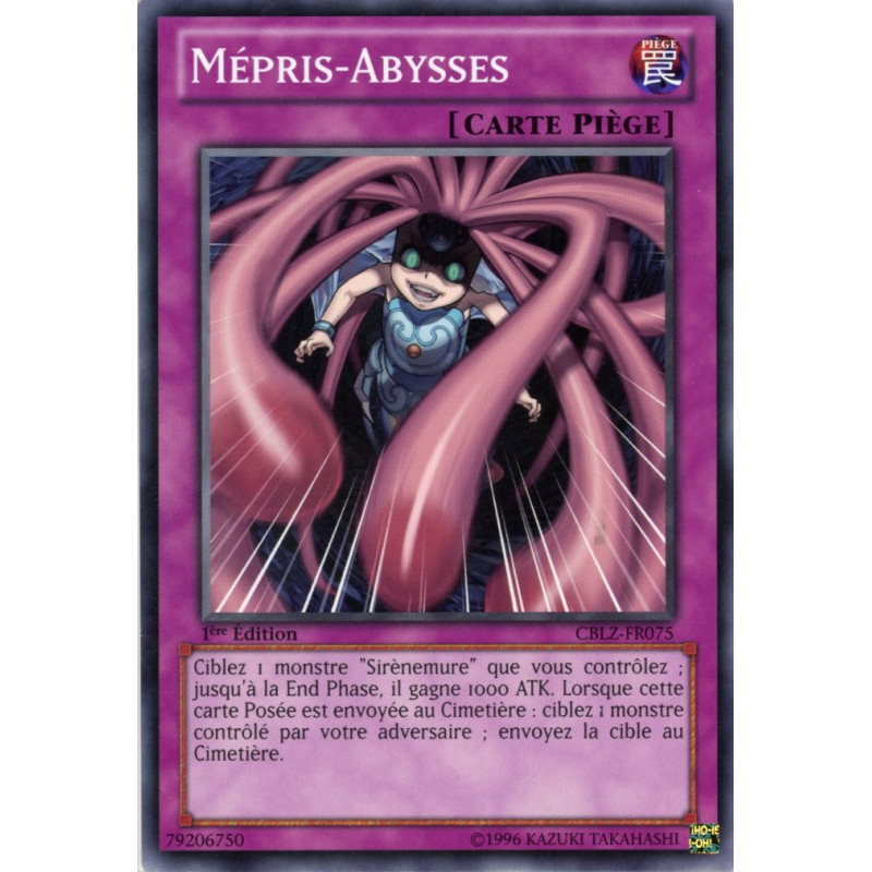 Yu-Gi-Oh TCG CBLZ-FR075 C Mépris-Abysses Le Feu du Cosmos
