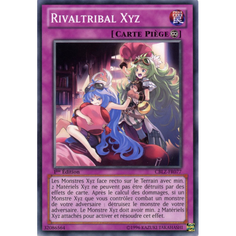 Yu-Gi-Oh TCG CBLZ-FR077 C Rivaltribal Xyz Le Feu du Cosmos