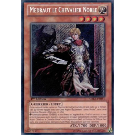 Yu-Gi-Oh TCG CBLZ-FR081 SE Medraut le Chevalier Noble Le Feu du Cosmos