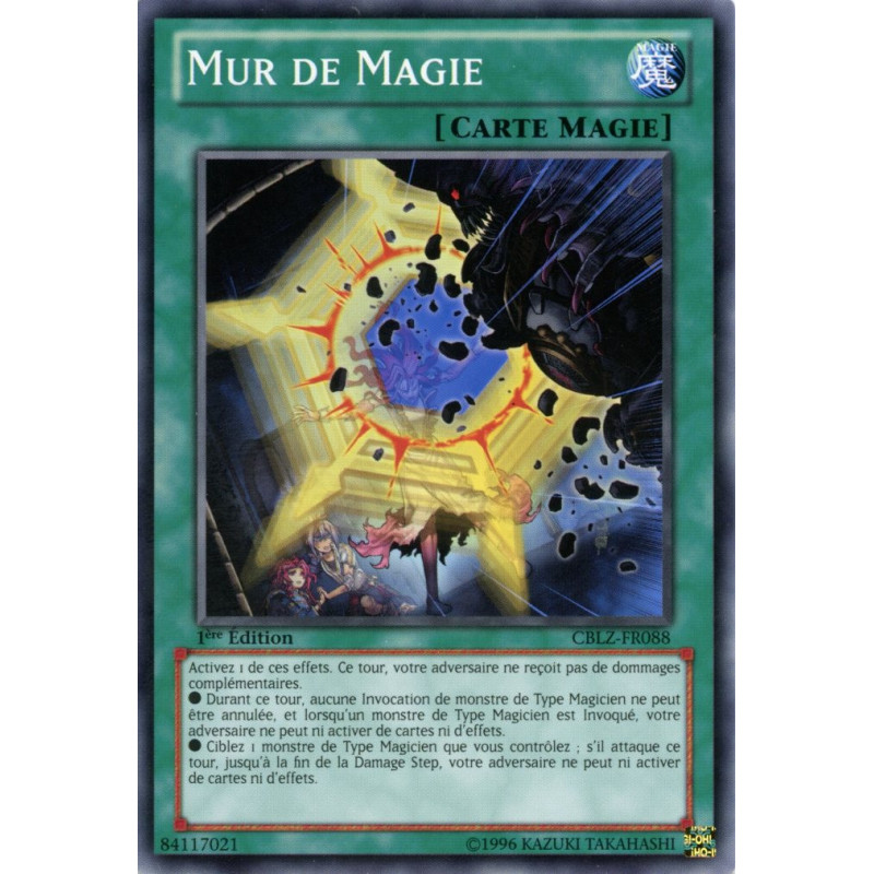 Yu-Gi-Oh TCG CBLZ-FR088 C Mur de Magie Le Feu du Cosmos