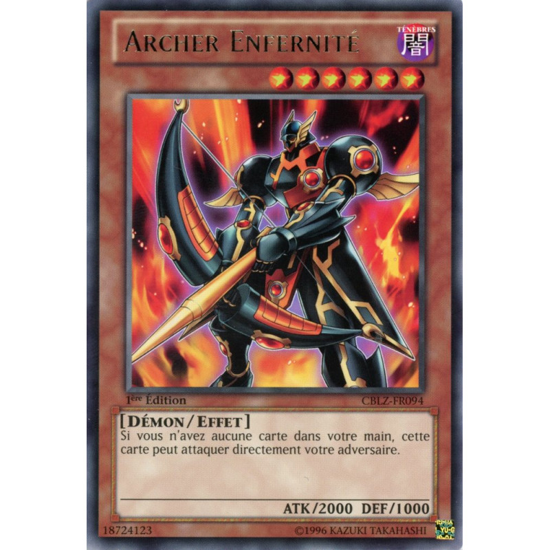 Yu-Gi-Oh TCG CBLZ-FR094 R Archer Enfernité Le Feu du Cosmos