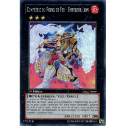 Yu-Gi-Oh TCG CBLZ-FR099 SR Confrérie du Poing de Feu - Empereur Lion Le Feu du Cosmos