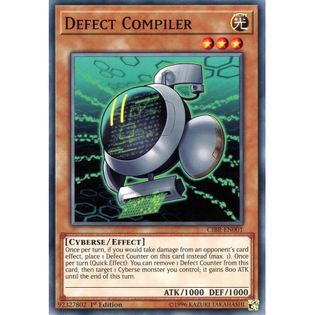 Yu-Gi-Oh TCG CIBR-EN001 C Defect Compiler Circuit Break
