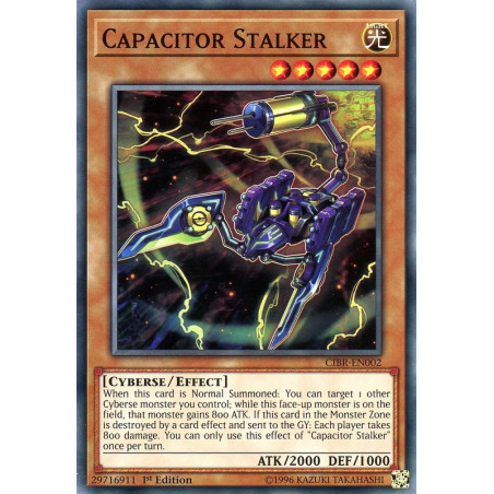Yu-Gi-Oh TCG CIBR-EN002 C Capacitor Stalker Circuit Break