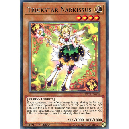 Yu-Gi-Oh TCG CIBR-EN004 R Trickstar Narkissus Circuit Break