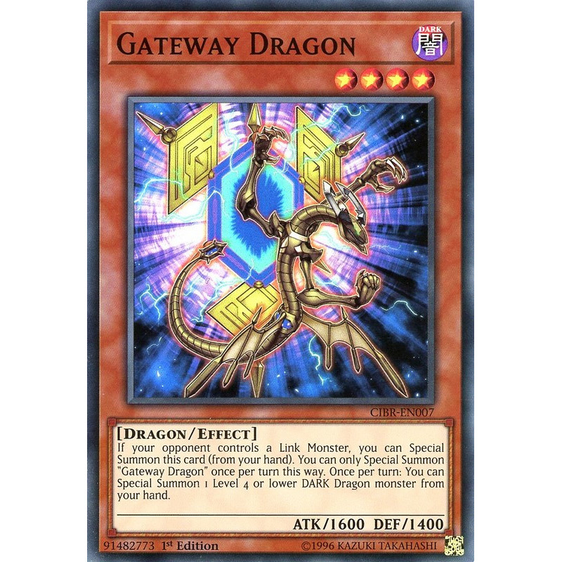 Yu-Gi-Oh TCG CIBR-EN007 SR Gateway Dragon Circuit Break
