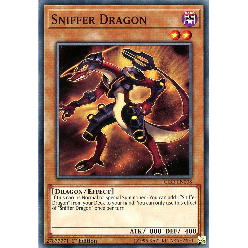 Yu-Gi-Oh TCG CIBR-EN008 C Sniffer Dragon Circuit Break
